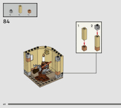 LEGO 76401 instructions page 60 – build guide