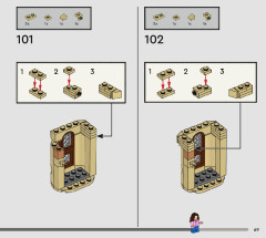 LEGO 76401 instructions page 69 – build guide