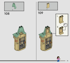 LEGO 76401 instructions page 73 – build guide