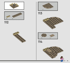 LEGO 76401 instructions page 75 – build guide