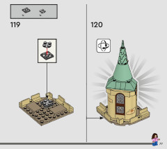 LEGO 76401 instructions page 77 – build guide