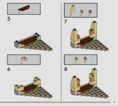 LEGO 76401 instructions page 9 – build guide
