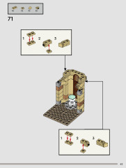 LEGO 76402 instructions page 45 – build guide