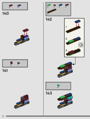 LEGO 76402 instructions page 72 – build guide