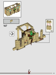 LEGO 76402 instructions page 85 – build guide