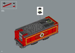 LEGO 76405 instructions page 84 – build guide