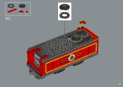 LEGO 76405 instructions page 85 – build guide