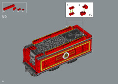 LEGO 76405 instructions page 86 – build guide