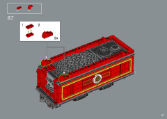 LEGO 76405 instructions page 87 – build guide