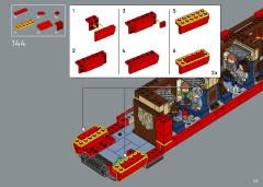 LEGO 76405 instructions page 133 – build guide