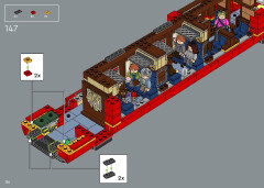 LEGO 76405 instructions page 136 – build guide