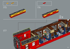 LEGO 76405 instructions page 157 – build guide