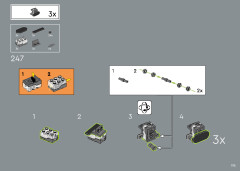 LEGO 76405 instructions page 195 – build guide