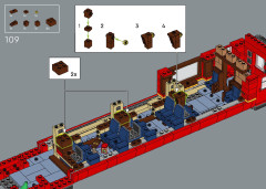 LEGO 76405 instructions page 98 – build guide