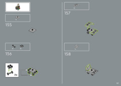 LEGO 76405 instructions page 107 – build guide