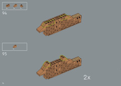 LEGO 76405 instructions page 74 – build guide