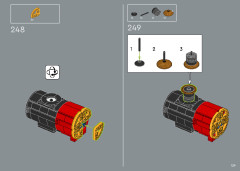 LEGO 76405 instructions page 129 – build guide