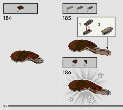 LEGO 76406 instructions page 104 – build guide