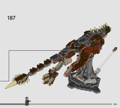 LEGO 76406 instructions page 105 – build guide