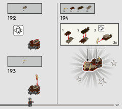 LEGO 76406 instructions page 107 – build guide