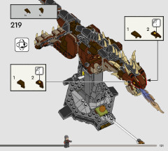 LEGO 76406 instructions page 121 – build guide