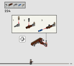 LEGO 76406 instructions page 123 – build guide