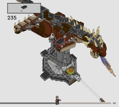 LEGO 76406 instructions page 129 – build guide