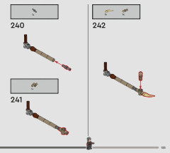 LEGO 76406 instructions page 133 – build guide