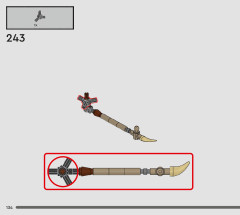 LEGO 76406 instructions page 134 – build guide