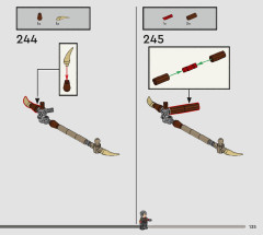 LEGO 76406 instructions page 135 – build guide