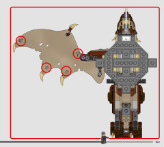 LEGO 76406 instructions page 143 – build guide