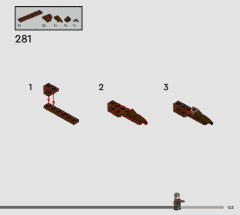 LEGO 76406 instructions page 153 – build guide