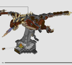 LEGO 76406 instructions page 154 – build guide