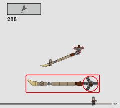 LEGO 76406 instructions page 157 – build guide