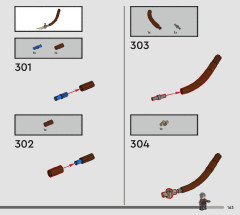 LEGO 76406 instructions page 163 – build guide