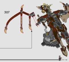 LEGO 76406 instructions page 165 – build guide