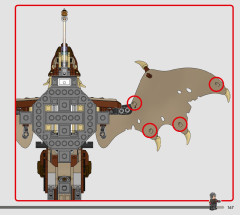 LEGO 76406 instructions page 167 – build guide