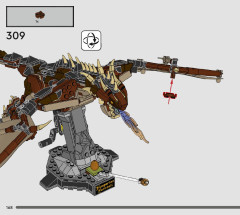 LEGO 76406 instructions page 168 – build guide