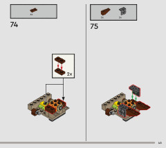 LEGO 76406 instructions page 45 – build guide