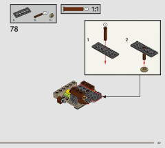 LEGO 76406 instructions page 47 – build guide