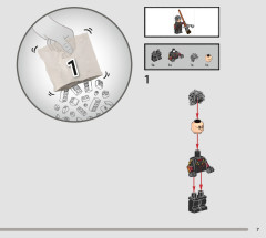 LEGO 76406 instructions page 7 – build guide