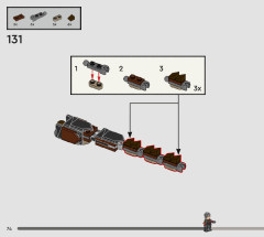LEGO 76406 instructions page 74 – build guide