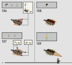 LEGO 76406 instructions page 76 – build guide