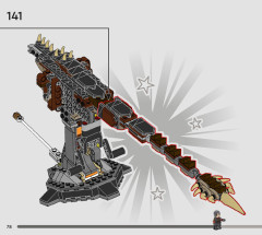 LEGO 76406 instructions page 78 – build guide