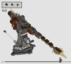 LEGO 76406 instructions page 80 – build guide