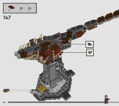 LEGO 76406 instructions page 84 – build guide