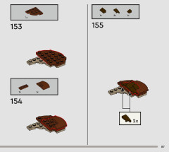 LEGO 76406 instructions page 87 – build guide