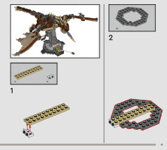 LEGO 76406 instructions page 9 – build guide