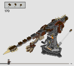 LEGO 76406 instructions page 95 – build guide