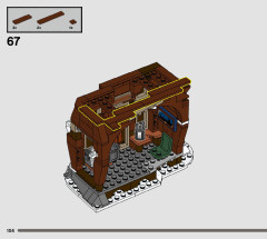 LEGO 76407 instructions page 104 – build guide